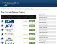 Tablet Screenshot of ecigologist.com